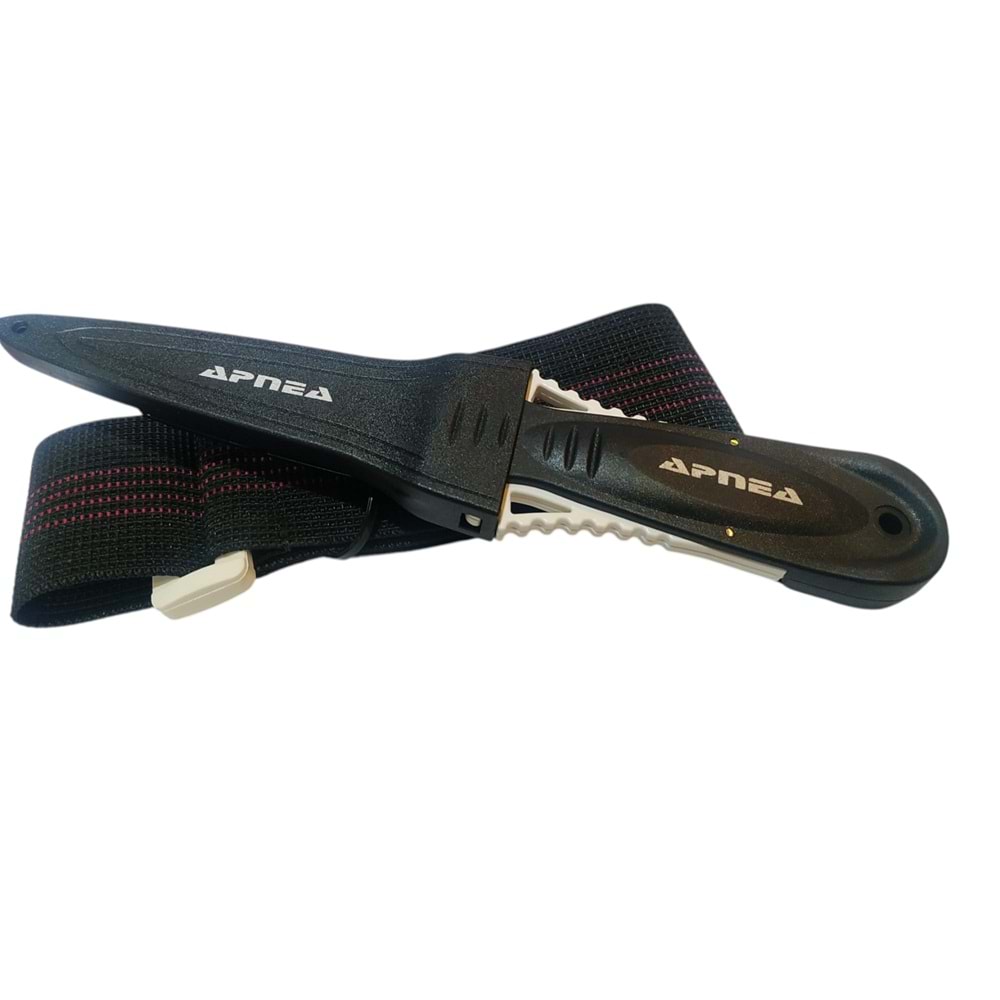 Apnea Attack 9cm Dalış Bıçağı Kol Bantlı Kakıçlı