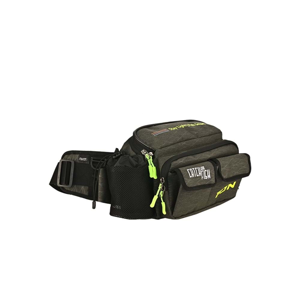 Fujin AjiGo Bel Çantası Khaki - Balıkçı Çantası