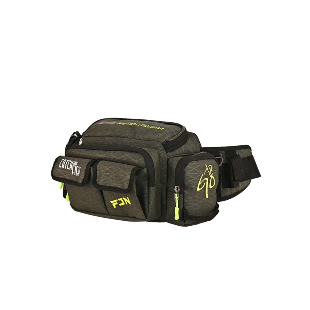 Fujin AjiGo Bel Çantası Khaki - Balıkçı Çantası