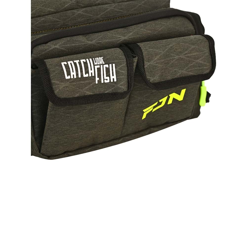 Fujin AjiGo Bel Çantası Khaki - Balıkçı Çantası