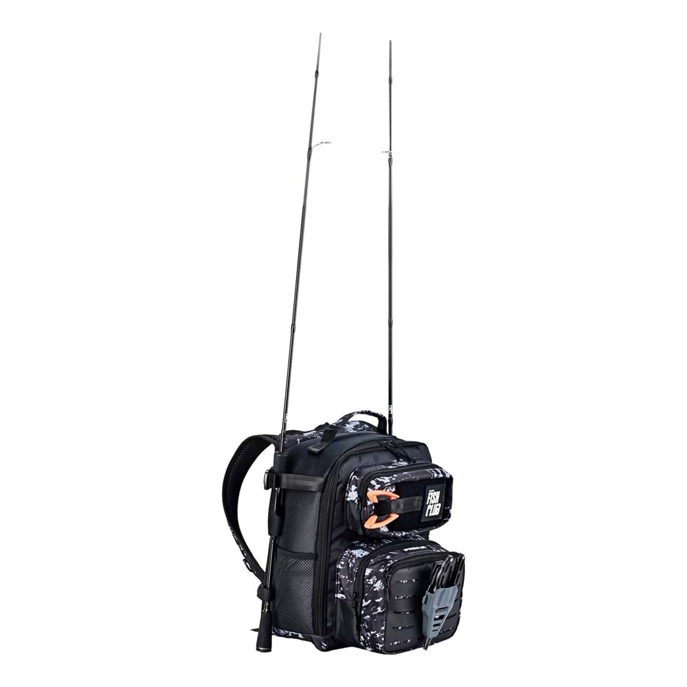 Fujin ProAji Back Pack Black Camo Balıkçı Sırt Çantası