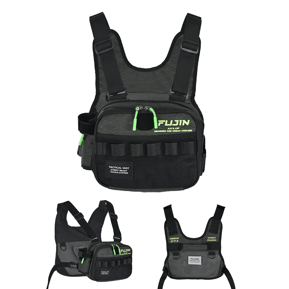 Fujin Aji Vest Tactical Khaki Balıkçı Çantası